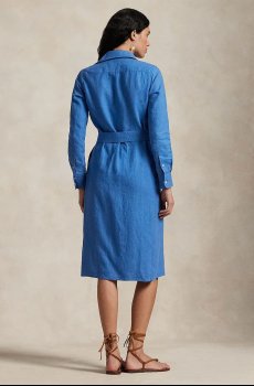 Льняное платье Polo Ralph Lauren