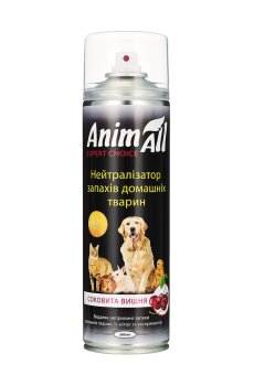 Нейтрализатор запахов домашних животных AnimAll Сочная вишня, 500 мл