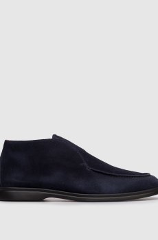 Синие замшевые дезерты FUSCO