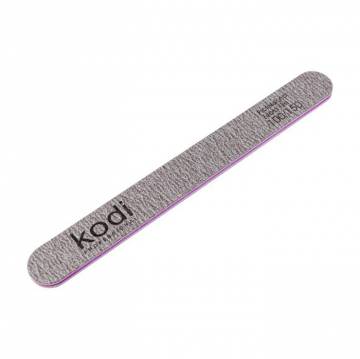 Пилка для ногтей Kodi Professional 100/150 грит прямая, коричневая, 178*19*4 мм Пилка для ногтей Kodi Professional 100/150 грит прямая, коричневая, 178*19*4 мм