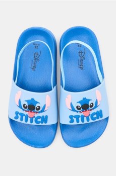 Капці з еластичною резинкою Stitch - синій