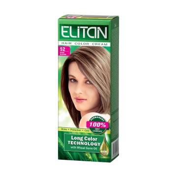 Стойкая крем-краска для волос Elitan Hair Color Cream 52 Светло-русый, 115 мл