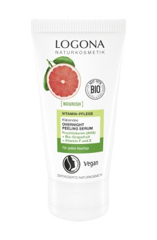 Ночная пилинг-сыворотка для лица Logona Nourish Overnight Peeling Serum Грейпфрут, 50 мл