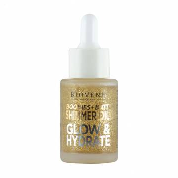Мерцающее масло для груди и ягодиц Biovene Glow & Hydrate Boobies + Butt Shimmer Oil, 30 мл Мерцающее масло для груди и ягодиц Biovene Glow & Hydrate Boobies + Butt Shimmer Oil, 30 мл