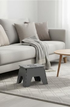 Складана підставка для ніг - сірий