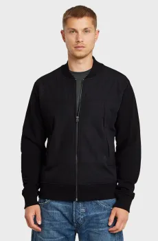 Мужская черная спортивная кофта Woven Черный XL G-Star RAW D26445,D395