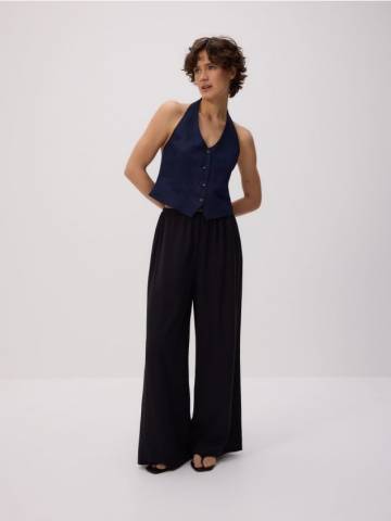Reserved - LADIES` TROUSERS - чорний - 696AC-99X Reserved - LADIES` TROUSERS - чорний - 696AC-99X