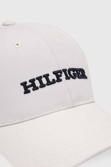 Кепка Tommy Hilfiger цвет серый с аппликацией Кепка Tommy Hilfiger цвет серый с аппликацией