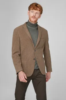 Мужской коричневый блейзер Коричневый 56 Pierre Cardin РС.-C4 42404.2056