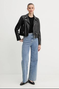 Кожаная куртка BOSS Sayuri