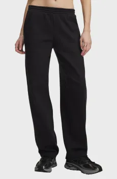 Женские черные спортивные брюки UA Icon Fleece Barrel Pant Черный M Under Armour 6014751-008