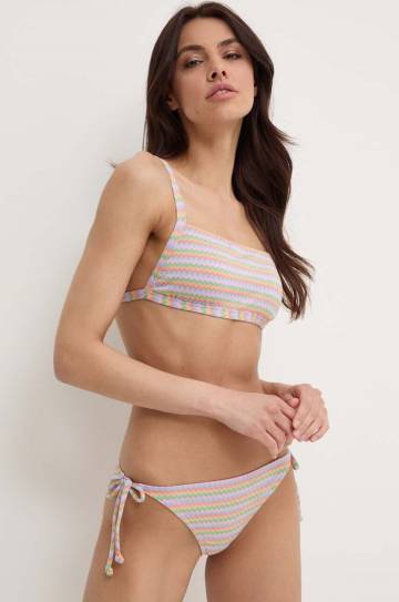 Купальный бюстгальтер Roxy Wavy Stripe слегка упрочнённая чашечка ERJX305219 Купальный бюстгальтер Roxy Wavy Stripe слегка упрочнённая чашечка ERJX305219