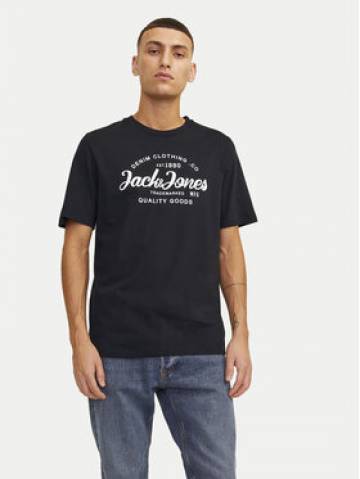 Jack&Jones Футболка Forest 12247972 Чорний Standard Fit Jack&Jones Футболка Forest 12247972 Чорний Standard Fit