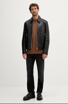 Кожаная куртка BOSS H-Mapson4