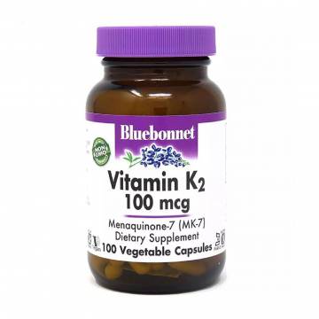 Витамин K2 Bluebonnet Nutrition Vitamin K2, 100 мкг, 100 капсул Витамин K2 Bluebonnet Nutrition Vitamin K2, 100 мкг, 100 капсул