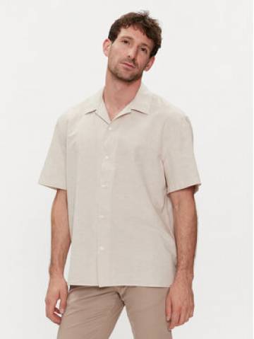 Selected Homme Сорочка New Linen 16092978 Бежевий Relaxed Fit Selected Homme Сорочка New Linen 16092978 Бежевий Relaxed Fit