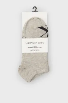 Женские серые носки (2 пары) SNEAKER Серый 39-42 Calvin Klein 701228815
