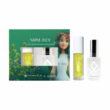 Набор декоративной косметики Colour Intense Mavka Чары леса (блеск для губ, 3 мл + туалетная вода, 8 мл) Набор декоративной косметики Colour Intense Mavka Чары леса (блеск для губ, 3 мл + туалетная вода, 8 мл)