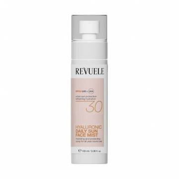 Солнцезащитный ежедневный мист для лица Revuele Hyaluronic Daily Sun Face Mist, SPF 30, с гиалуроновой кислотой, 100 мл Солнцезащитный ежедневный мист для лица Revuele Hyaluronic Daily Sun Face Mist, SPF 30, с гиалуроновой кислотой, 100 мл