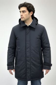 Мужская классическая куртка темно-синего цвета AS-137-Turin-navy