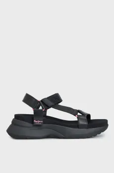 Женские черные сандалии VENUS ACE Черный 39 Pepe Jeans PLS90571