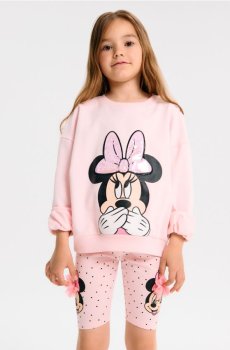 Короткі легінси Minnie Mouse - пастельний рожевий