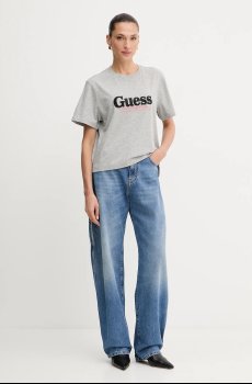 Хлопковая футболка Guess