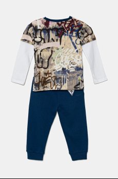 Детский хлопковый спортивный костюм Guess