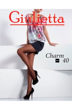 Колготки женские Giulietta Charm, 40 DEN, Nero, размер 4