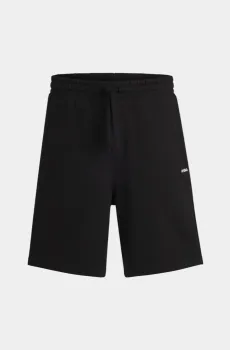 Мужские черные хлопчатобумажные шорты Черный XXL HUGO 8501