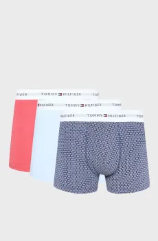 Мужские боксеры (3 шт) TRUNK PRINT Разноцветный XXL Tommy Hilfiger UM0UM02768