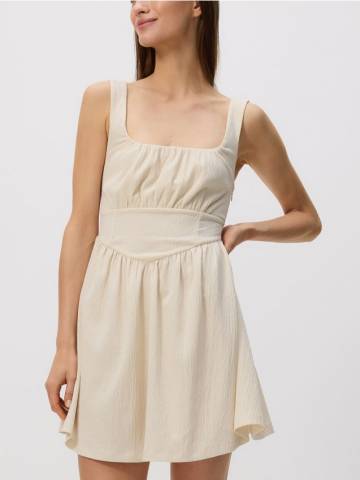 Reserved - LADIES` DRESS - нюдовий - 906GA-02X Reserved - LADIES` DRESS - нюдовий - 906GA-02X