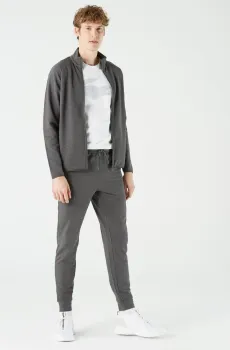 Мужские серые спортивные штаны Серый S Lacoste XH026060A