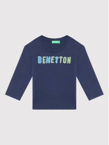 United Colors Of Benetton Блузка 3ATNC15F2 Cиній Regular Fit United Colors Of Benetton Блузка 3ATNC15F2 Cиній Regular Fit