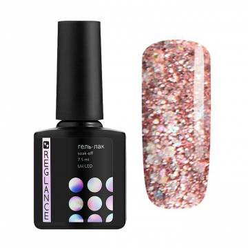 Уценка! Гель-лак для ногтей Reglance Gel Polish 064 Нежно-розовый с разноцветными блестками, 7.5 мл Уценка! Гель-лак для ногтей Reglance Gel Polish 064 Нежно-розовый с разноцветными блестками, 7.5 мл