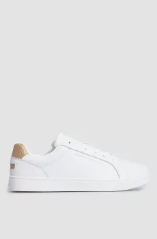 Женские белые кожаные сникерсы ESSENTIAL CUPSOLE Белый 41 Tommy Hilfiger FW0FW07908