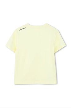 Детская хлопковая футболка Karl Lagerfeld