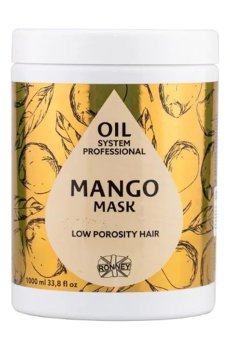 Маска Ronney Oil System Professional Low Porosity Hair Mango Mask для низкопористых волос, с маслом манго, 1 л
