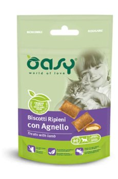 Лакомство для кошек Oasy Treats с ягненком, 60 г
