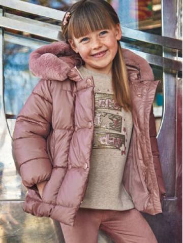 Mayoral Пуховик 4489 Рожевий Regular Fit