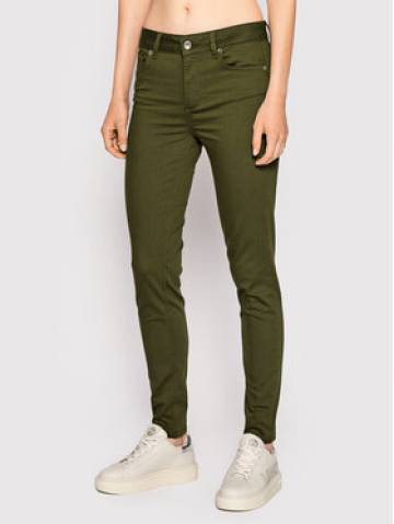 Liu Jo Штани з тканини WF2362 T7144 Зелений Skinny Fit Liu Jo Штани з тканини WF2362 T7144 Зелений Skinny Fit