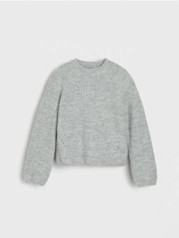 Светр з довгими рукавами - сірий