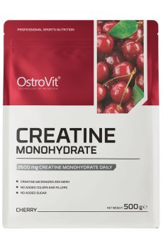 Креатин OstroVit Creatine Monohydrate Вишня, в порошке, 500 г