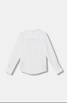 Детская льняная рубашка Emporio Armani