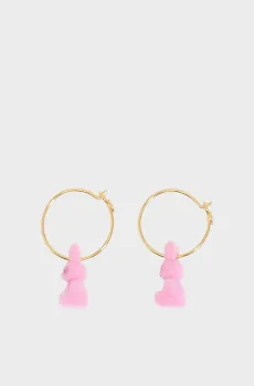 Женские розовые серьги Розовый ONESIZE Bimba Y Lola 252BAF259.10301