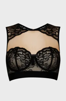 Женский черный бюстгальтер Черный 70C MARC&ANDRE W21-0629-TPS-LY