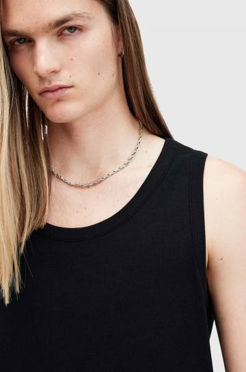 Хлопковый топ AllSaints EDWARDS VEST цвет чёрный M008JB Хлопковый топ AllSaints EDWARDS VEST цвет чёрный M008JB