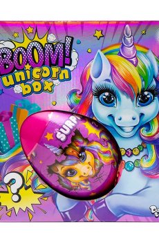 Детский набор игровых предметов и игр Danko Toys Boom! Unicorn Box от 3 лет (BUB-01-01U)