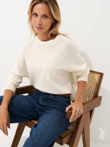 Mohito - Вовняний светр - кремовий - XL