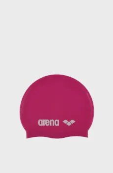 Детская малиновая шапочка для плавания CLASSIC SILICONE JR Малиновый ONESIZE Arena 91670-091